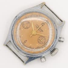 Vintage Charles Nicolet Tramelan 17-Jewel ST & S/S Chronograph Wristwatch