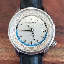1964 Seiko World Time Automatic Vintage Watch 6217-7000, Tokyo Olympics Release
