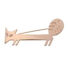 Used Tasaki TASAKI Ladies Brooch K14 Yellow Gold YG Diamond from JAPAN