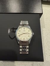 TUDOR GENEVE Self-Winding Automatic White Dial Stainless Steel Men's Dress Watch