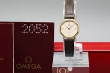 *Near MINT / BOX & PAPER* OMEGA De Ville Cal.1387 591.0257 Women Quartz Watch