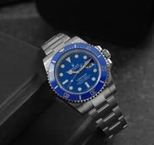 Rolex 116619LB Submariner 'Smurf' 18kt White Gold Blue Ceramic Rare Discontinued