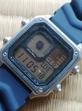 Seiko G757-5010 DigiBorg Quartz Men's Watch Vintage Free Shipping Japan