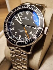 FORTIS B42 Cosmonaut Day-Date BLACK DIAL 647.10