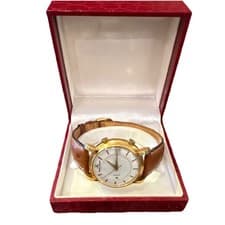 Vintage Jaeger-LeCoultre 18K Solid Gold Dress Watch – Date – Dual Crown