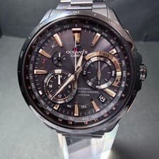 CASIO OCEANUS GPS Solar Watch OCW-G1000B Black Titanium Men's