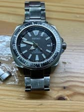 SEIKO Prospex Samurai SBDY007 Black Dial Automatic Men's Watch Used Working #78