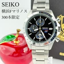 Seiko 8T67-00W0 Men's Watch Limited 300 Yokohama F Marinos Collab Used From Jap