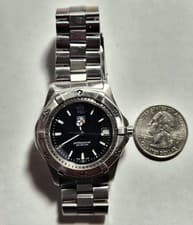 Tag Heuer Professional WK1110-0 Stainless Steel Black Dial 39mm Watch