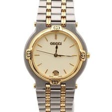 Gucci 9000M Steel Gold-Plated Combination 32mm White Dial Quartz 155346669