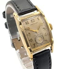 Hamilton Manual Wind Watch Stainless Steel Gold 27.6x22.6mm Vintage