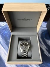 Hamilton Khaki Field Murph 38mm Stainless Steel Watch H70405130 w/ Leather Strap