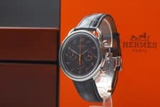 HERMES Arceau AR4.910a Chronograph Date Automatic Swiss Mens Watch [ Band Wear ]