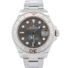 Rolex Yacht Master 37mm Rhodium Dial Watch Ref# 268622