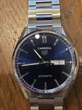 Tag Heuer Carrera Day Date 41mm Blue Dial