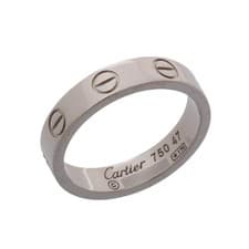 Used Cartier CARTIER B4049647 Ladies Ring K18 White Gold WG from JAPAN