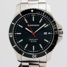 Wenger Seaforce 01.0641.129 SS Quartz Green Dial Men's Watch 4NBG ABC20962 KMT