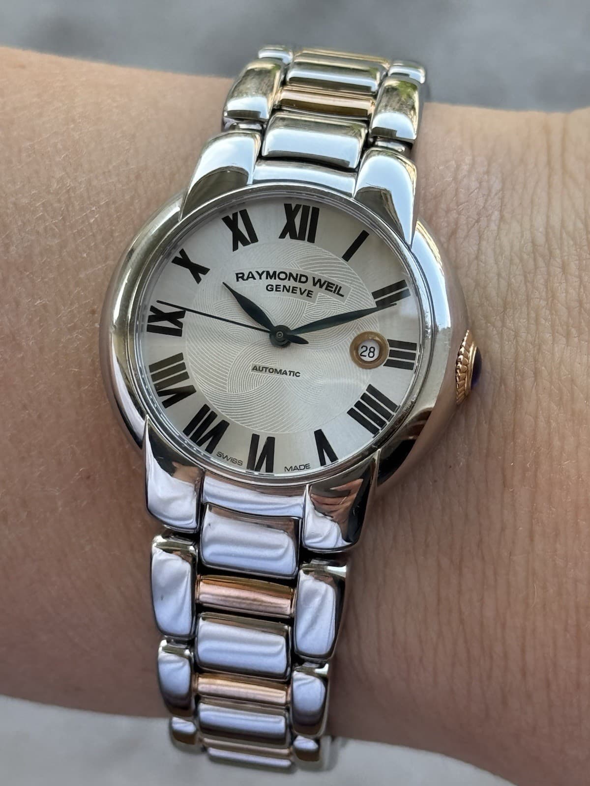 Raymond Weil Jasmine Geneve Watch 2629 Automatic Lady Swiss Made