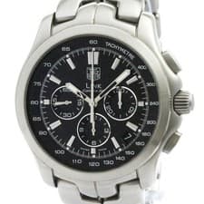 TAG HEUER LINK CALIBRE 36 CHRONOGRAPH STAINLESS STEEL AUTO CT511A 741503
