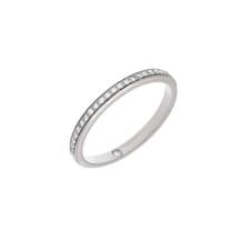 Used Bulgari BVLGARI 361039 Ladies Ring K18 White Gold WG Diamond from JAPAN