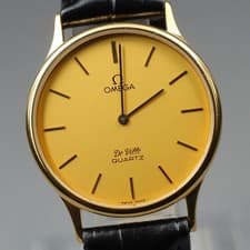 Overhauled [Near Mint] OMEGA De Ville Cal.1365 Quartz Men's Watch From JAPAN