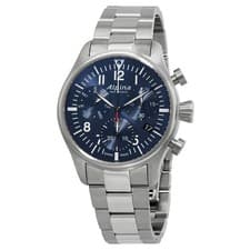 Alpina Startimer Pilot Blue Men's Watch - AL371NN4S6B - New With Tags