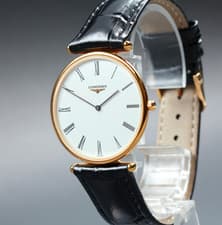 [N MINT] Longines Grand Classic L4.635.2 33mm White Roman Dial Quartz Mens Watch