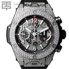 HUBLOT BIG BANG (HUBLOT) Unico Titanium Pavé 441.NX.1170.RX.170 Other Mens Used