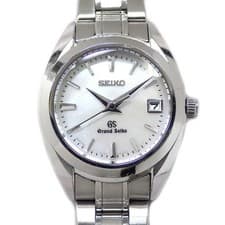 Grand Seiko 4J52-0AC0/STGF075 SS White Shell Dial Quartz Wristwatch Used