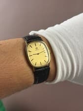 OMEGA Cal.625 28mm Manual-Wind Gold Plated Men's Vintage Watch Runs Great