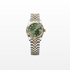 Unworn Rolex Datejust 31mm, 18k YG/SS Green Diamond VI Jubilee 278273 dated 2026