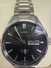 TAG HEUER Carrera Caliber 5 WAR201A. Day date Automatic Men's NEAR MINT!!