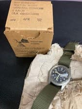 Hamilton Military Watch H3 May 1982 MIL W 46374B Vintage New with Box Deadstock