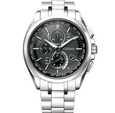 Citizen ATTESA AT8040-57E Silver Black Eco-Drive Men NEW Japan Watch