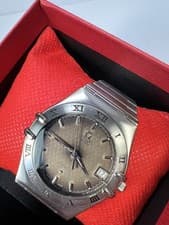 Omega Constellation 1512.40.00 34mm Steel Quartz Grey Dial 1998 Swiss Original