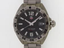 TAG HEUER Watch Formula 1 Date WAZ1112.BA0875 Black Quartz Men's Used