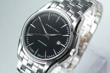 [w/Box, Paper] HAMILTON Jazzmaster Viewmatic H327150 Black Auto Date Men's Watch