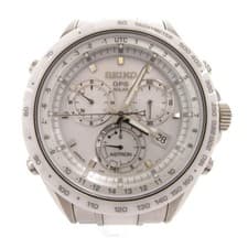 【Watch】SEIKO Astron 8X Series GPS Solar Chronograph Watch White Dial SBXB027