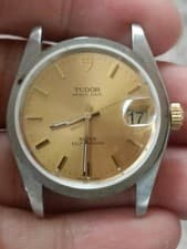 Tudor 74033 Stainless Steel 2824-2 Automatic Movement Watch Working