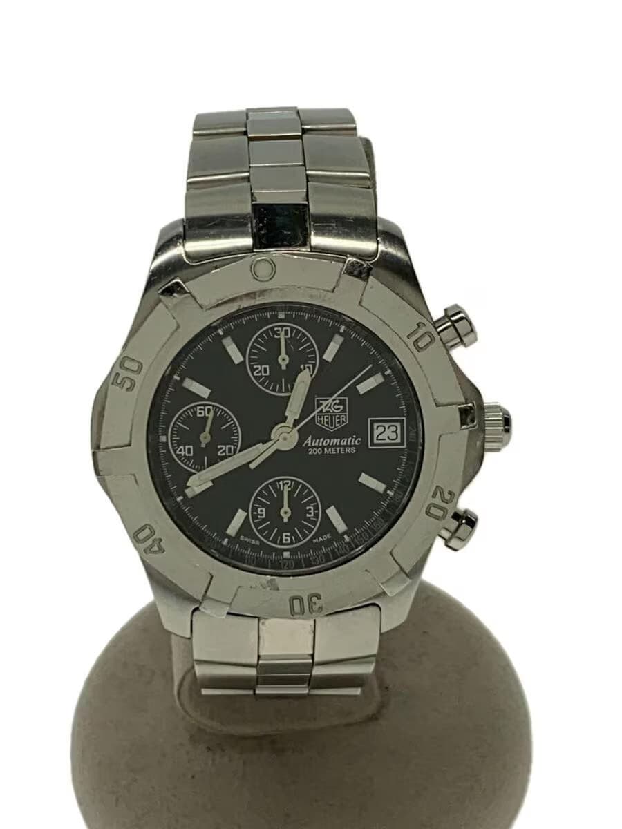 TAGHeuer Automatic Watch Analog Stainless BLK SLV CN2111 May 5 2024 daily differ