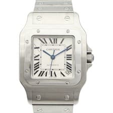 CARTIER Santos Galbee XL W20098D6 Automatic Watch Stainless Steel White