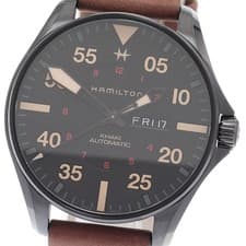 HAMILTON Khaki Aviation Pilot H647050/H64705531 Day date Automatic Men's_953633