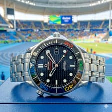 Omega Seamaster Rio Olympics limited edition watch full set 1 year warranty