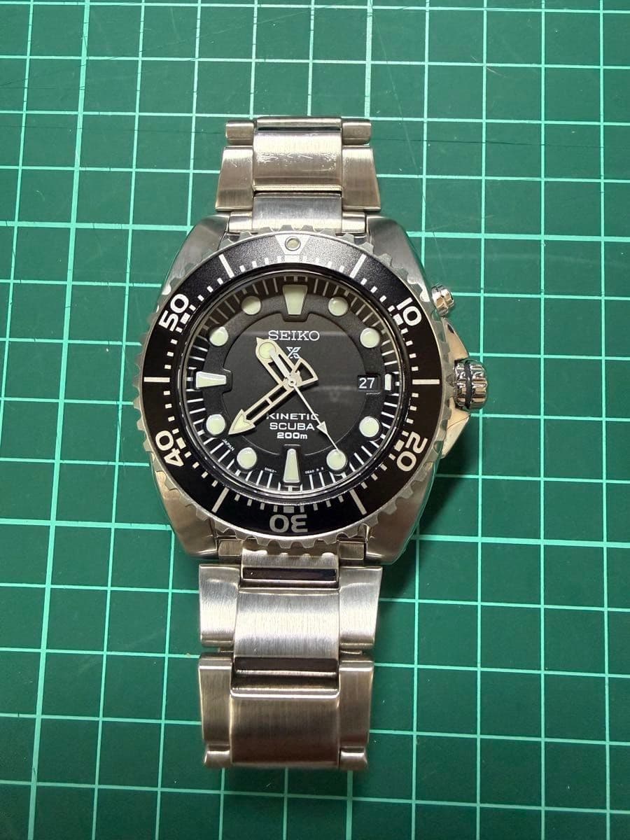 seiko prospex 5M62 0BL0 with logo