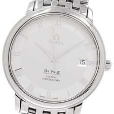 OMEGA De Ville Prestige 4574.31 Coaxial Silver Dial Automatic Men's Watch_952795