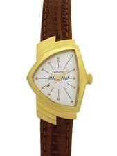 HAMILTON Ventura Quartz Watch H24101511 Gold