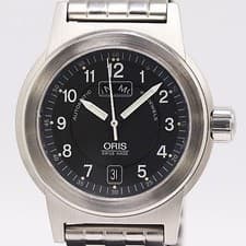 Oris Big Crown Day Date 25-10696 Automatic Black Dial Men's Watch from Japan 
