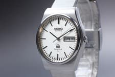 Vintage [Near MINT] Seiko Superior 9983-8000 Twin Quartz White Men's Watch JAPAN