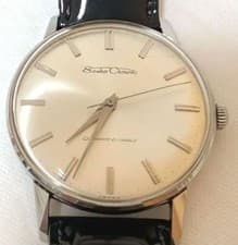 Seiko Crown Manual Wind Watch, Silver 15013, Vintage Japan Overhauled