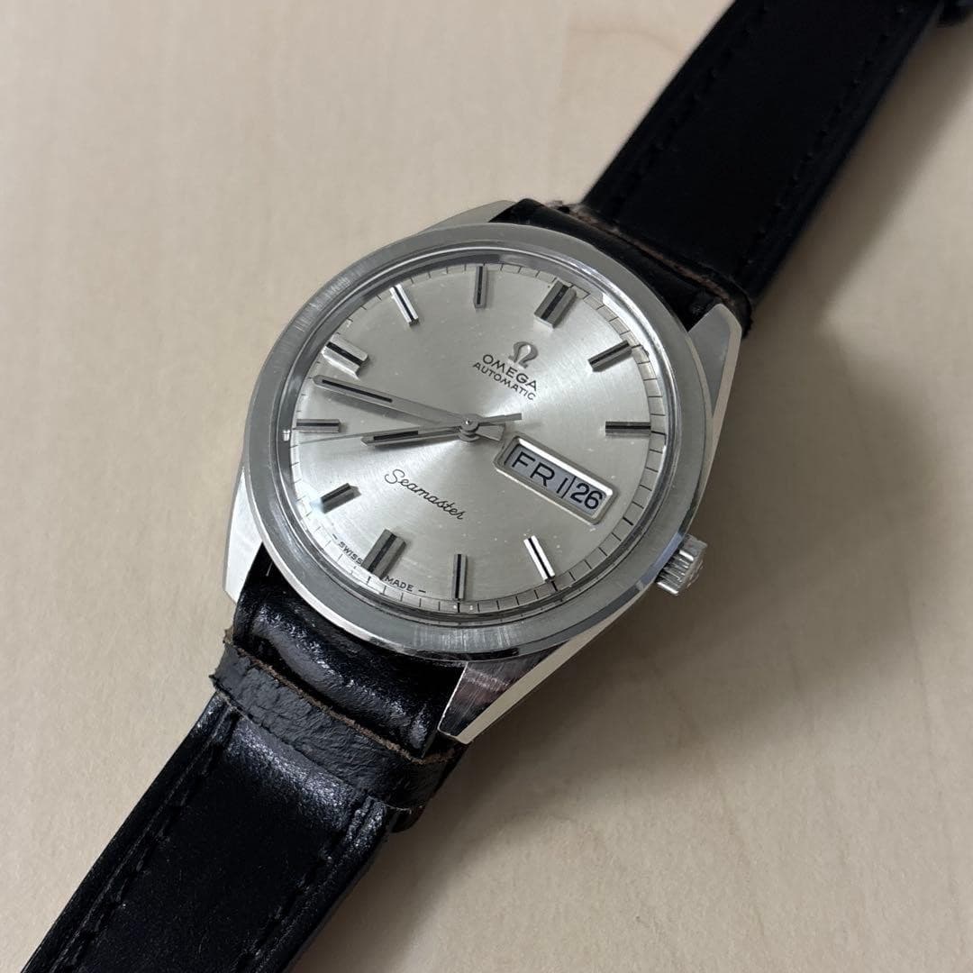 Omega Seamaster Automatic Watch 166.032 Vintage Silver Dial 1967